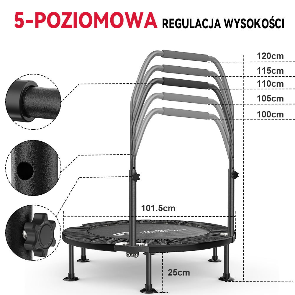 40-Calowa Składana Trampolina