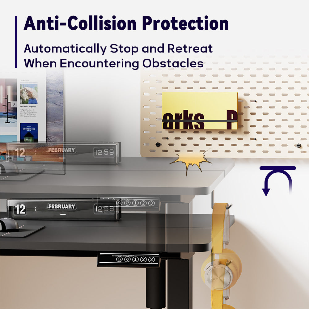 Elektryczne Biurko Stojące z Regulacją Wysokości, 120x60cm