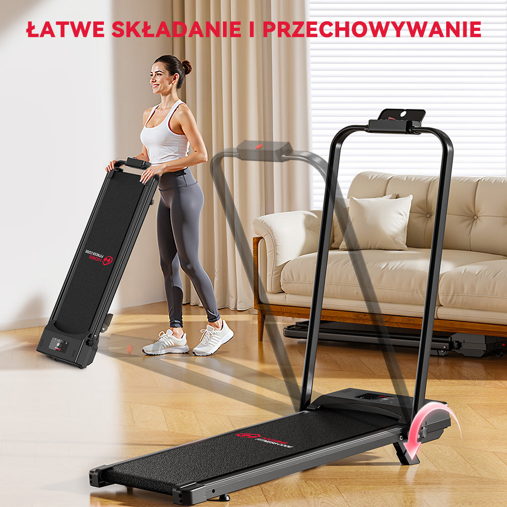 Bieżnia Składana C1, Prędkość 1-10 km/h, 5% Nachylenia Ręcznego