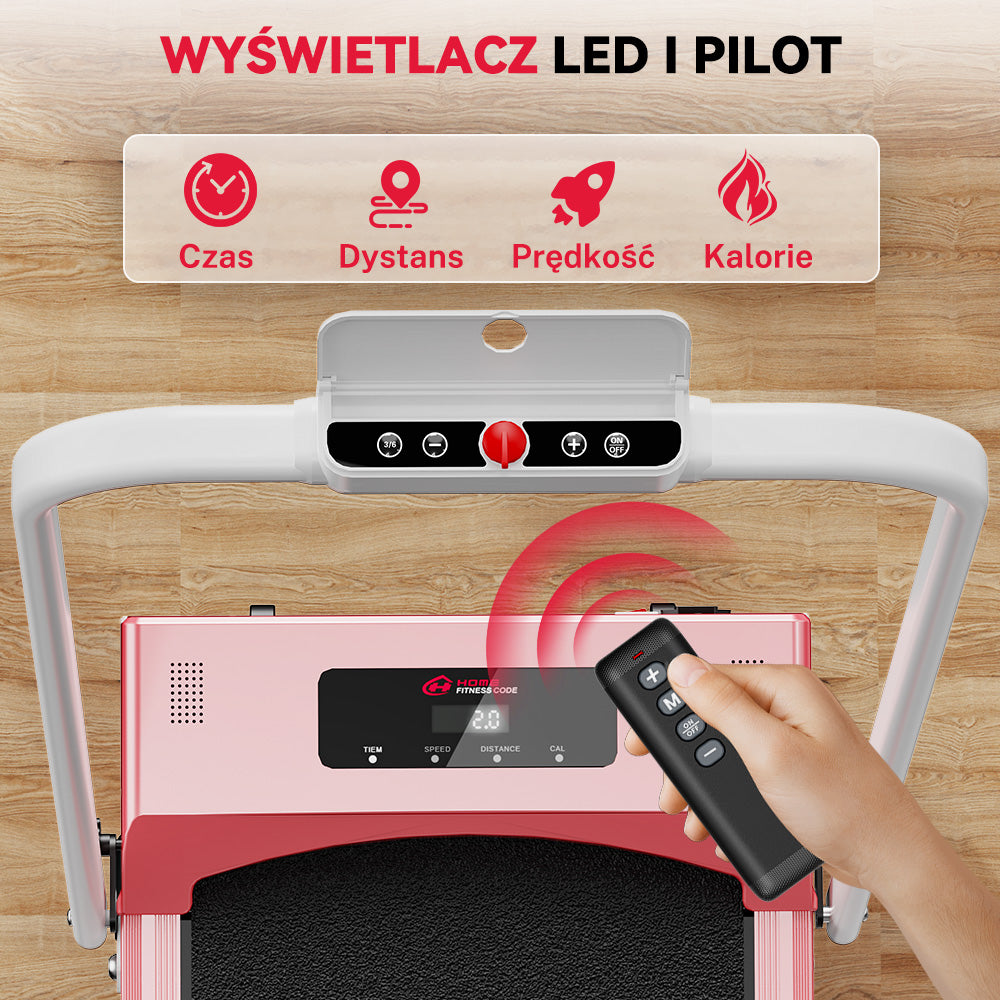 Bieżnia Składana C1, Prędkość 1-10 km/h, 5% Nachylenia Ręcznego