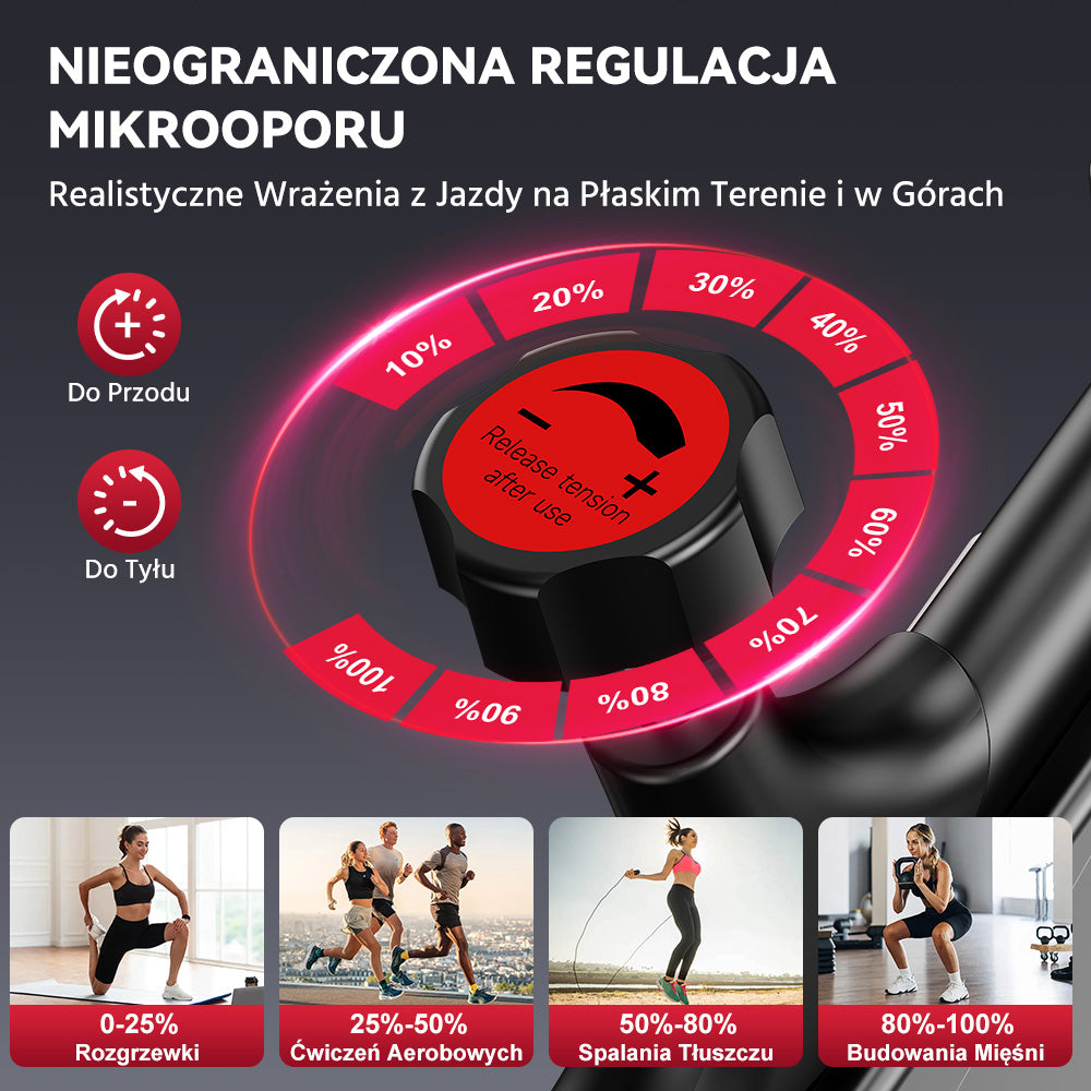 Rower Stacjonarny C1, Koło Zamachowe 6 kg