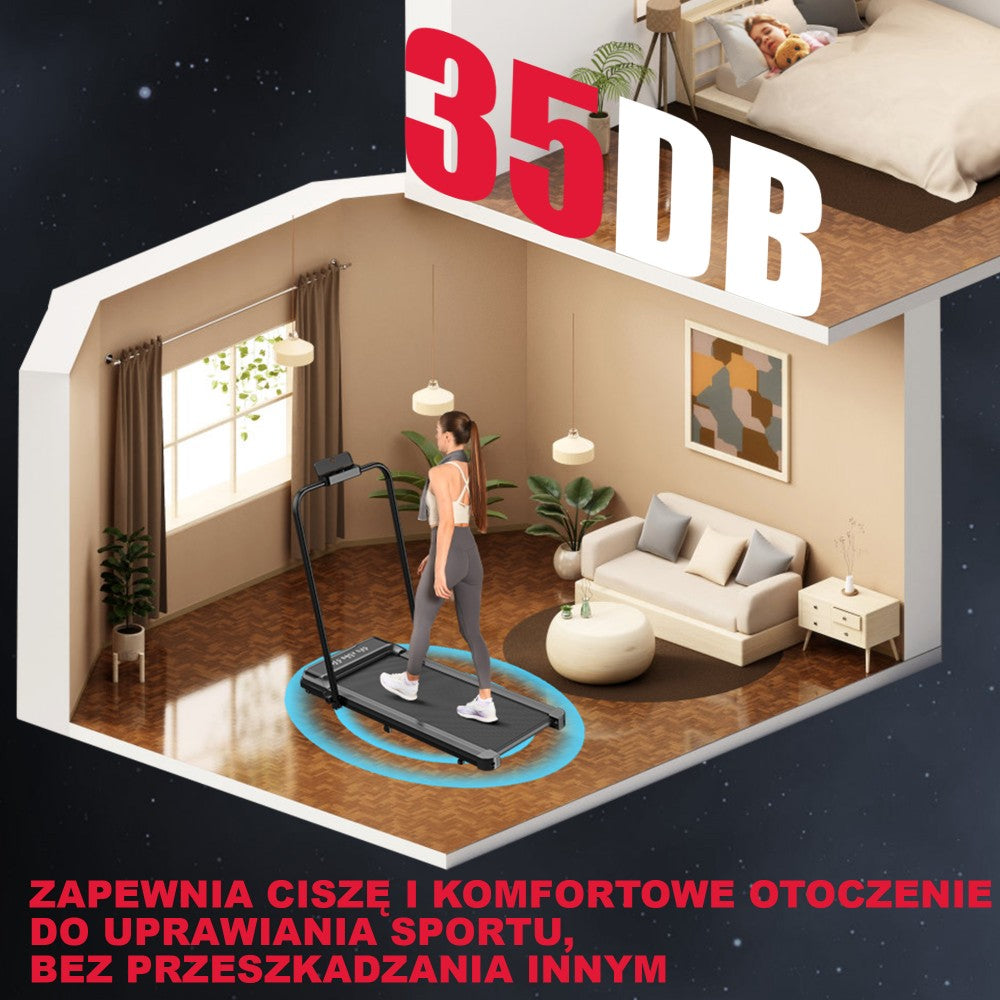 Bieżnia Składana Q2 Pro, Prędkość 1-10 km/h