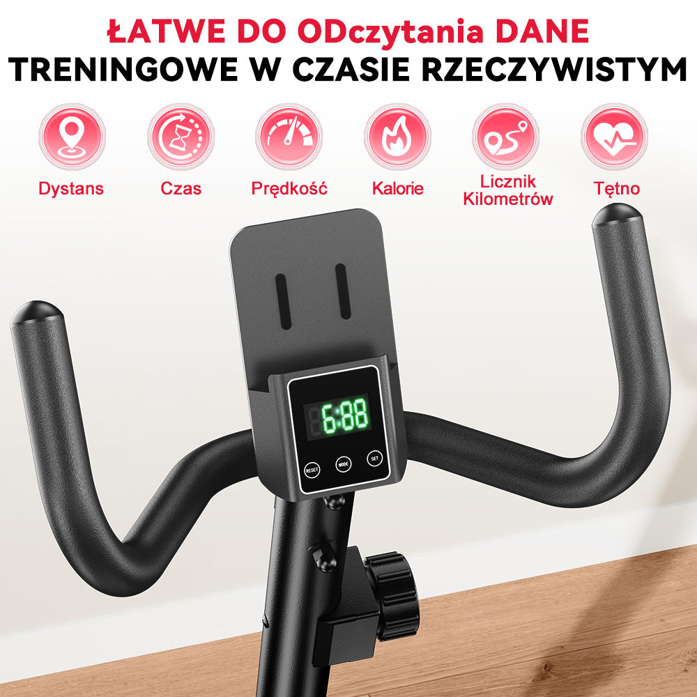 Rower Treningowy Poziomy X1, 16 Poziomów Oporu