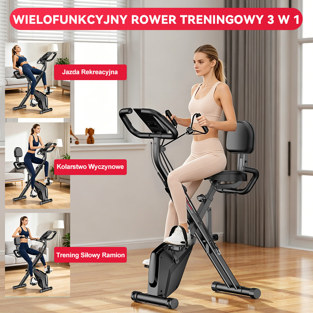 Składany Rower Treningowy, Opór Magnetyczny
