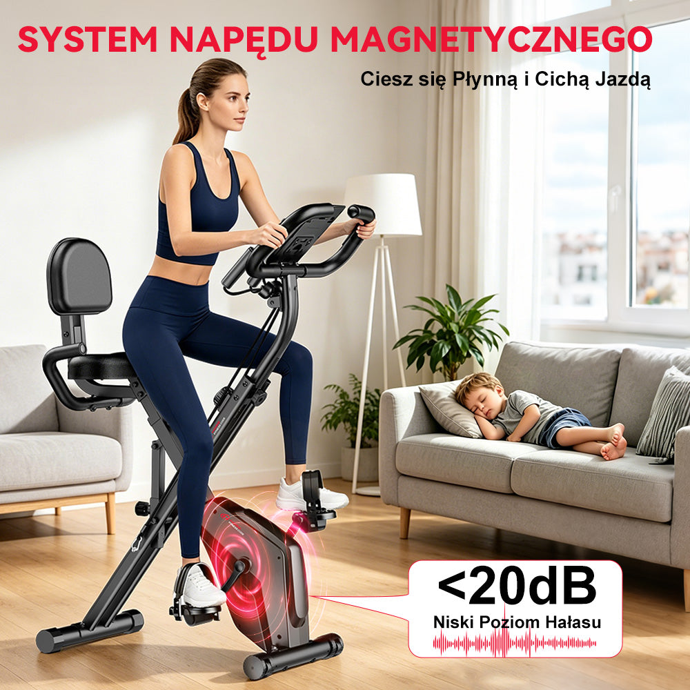 Składany Rower Treningowy, Opór Magnetyczny