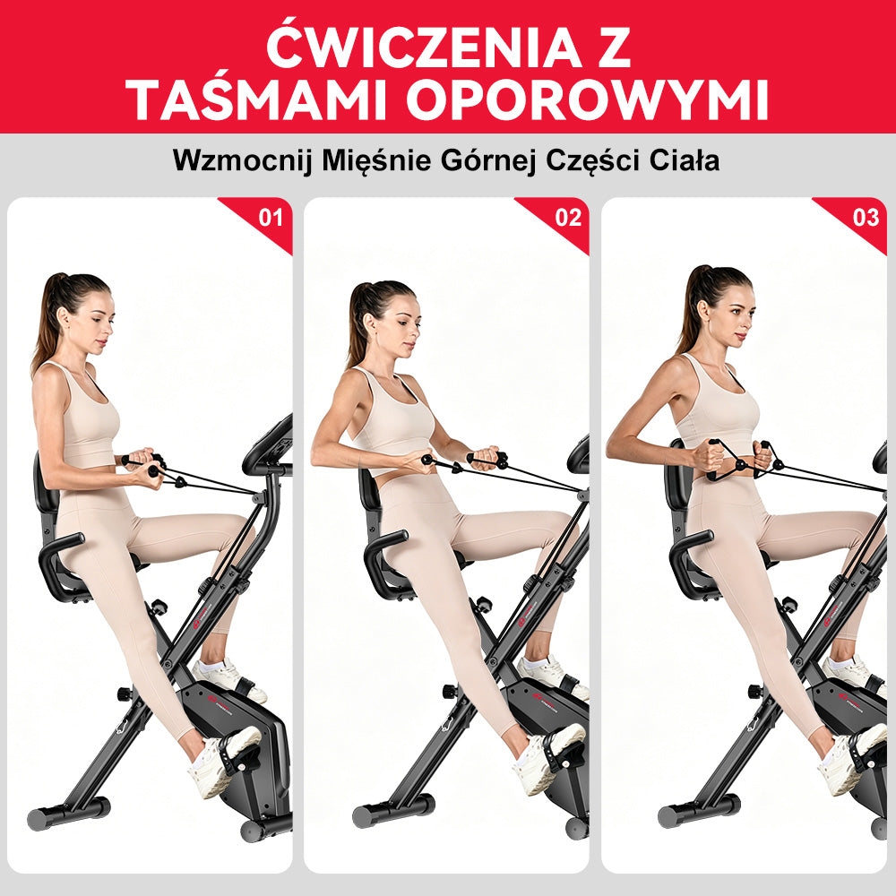 Składany Rower Treningowy, Opór Magnetyczny