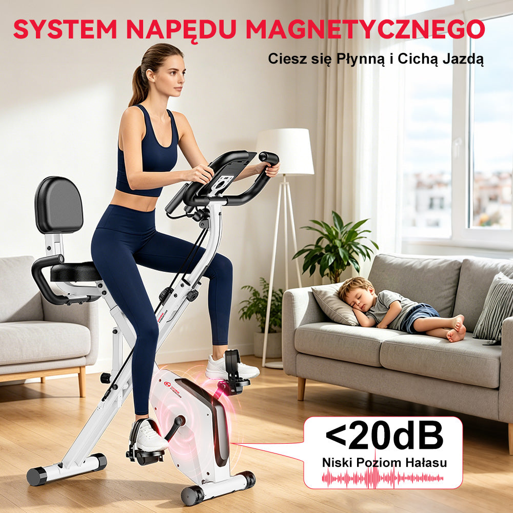 Składany Rower Treningowy, Opór Magnetyczny
