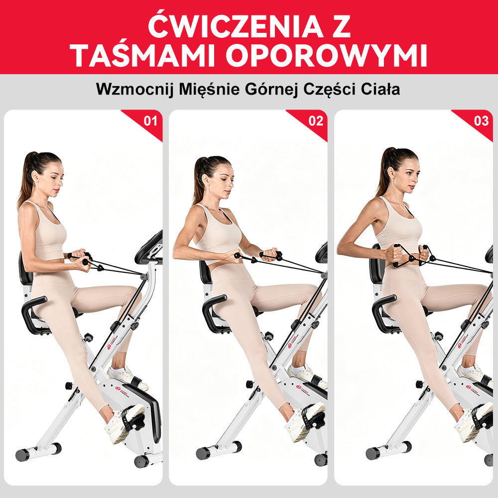 Składany Rower Treningowy, Opór Magnetyczny