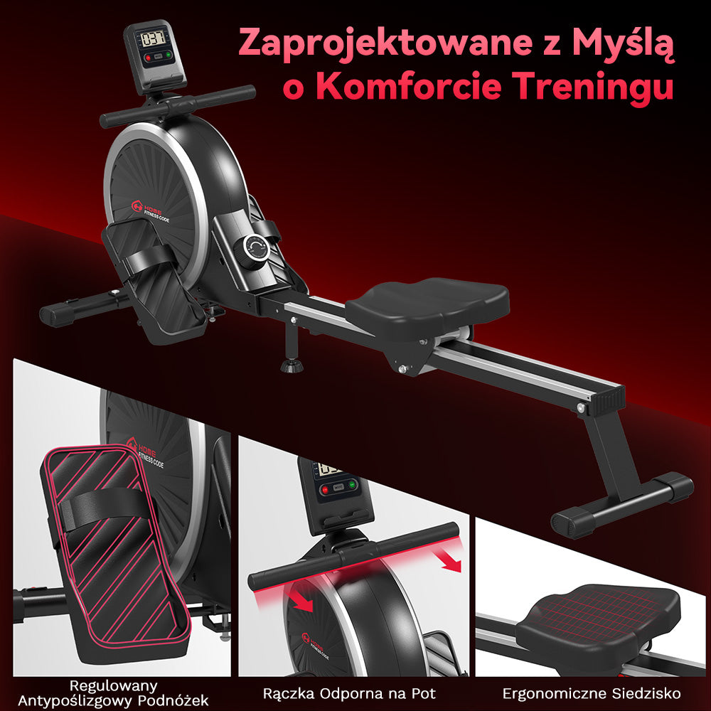 Wioślarz Magnetyczny, 16 Poziomów Oporu