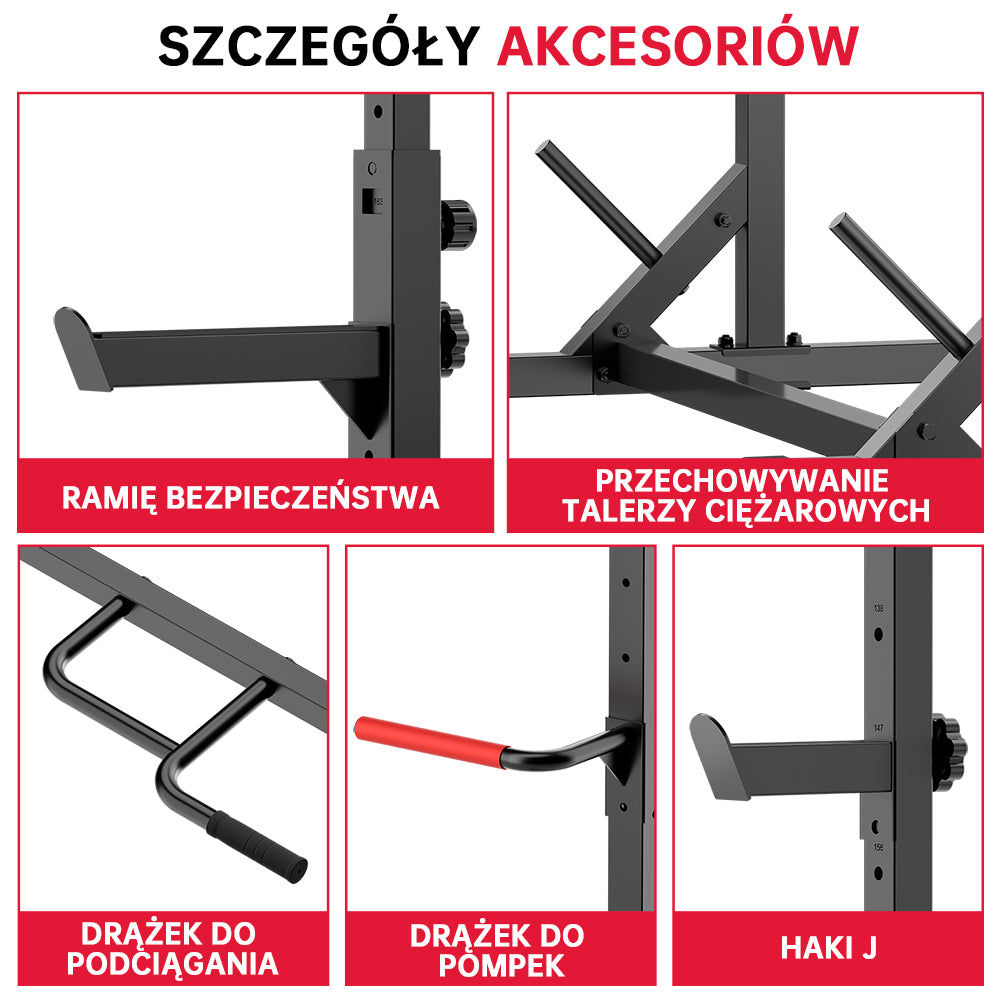 Stojaki pod Sztangę z Drążek do Podciągania