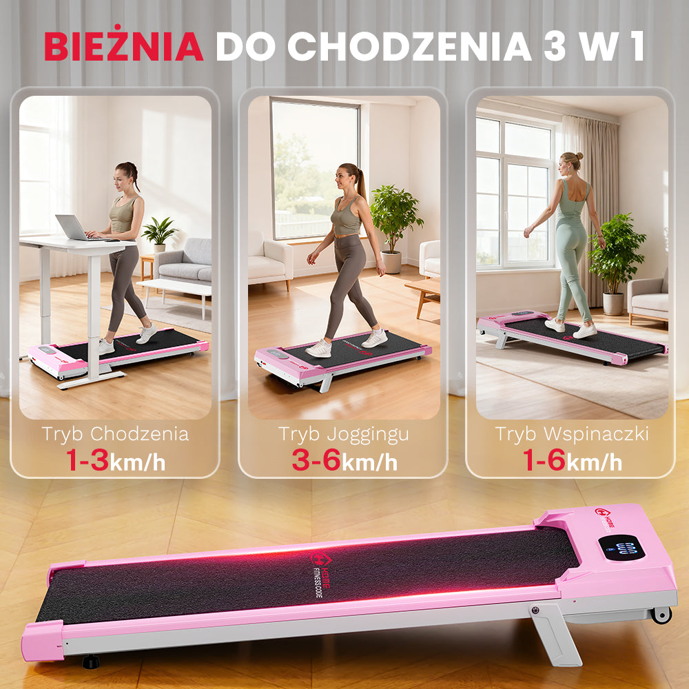 Bieżnia T7, Prędkość 1-6 km/h, 5% Nachylenia Ręcznego