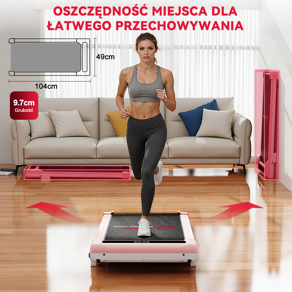 Bieżnia Z3 z Silnikiem Bezszczotkowym, Prędkość 1-6 km/h, 5% Nachylenia Ręcznego
