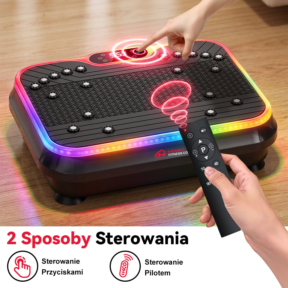 Platforma Wibracyjna F1 z Oświetleniem LED
