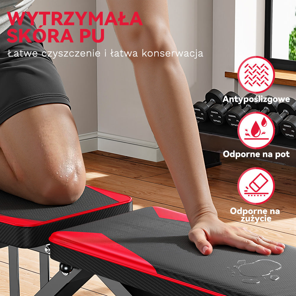 Składana Ławka do Ćwiczeń C1, Wielokrotne Regulacje