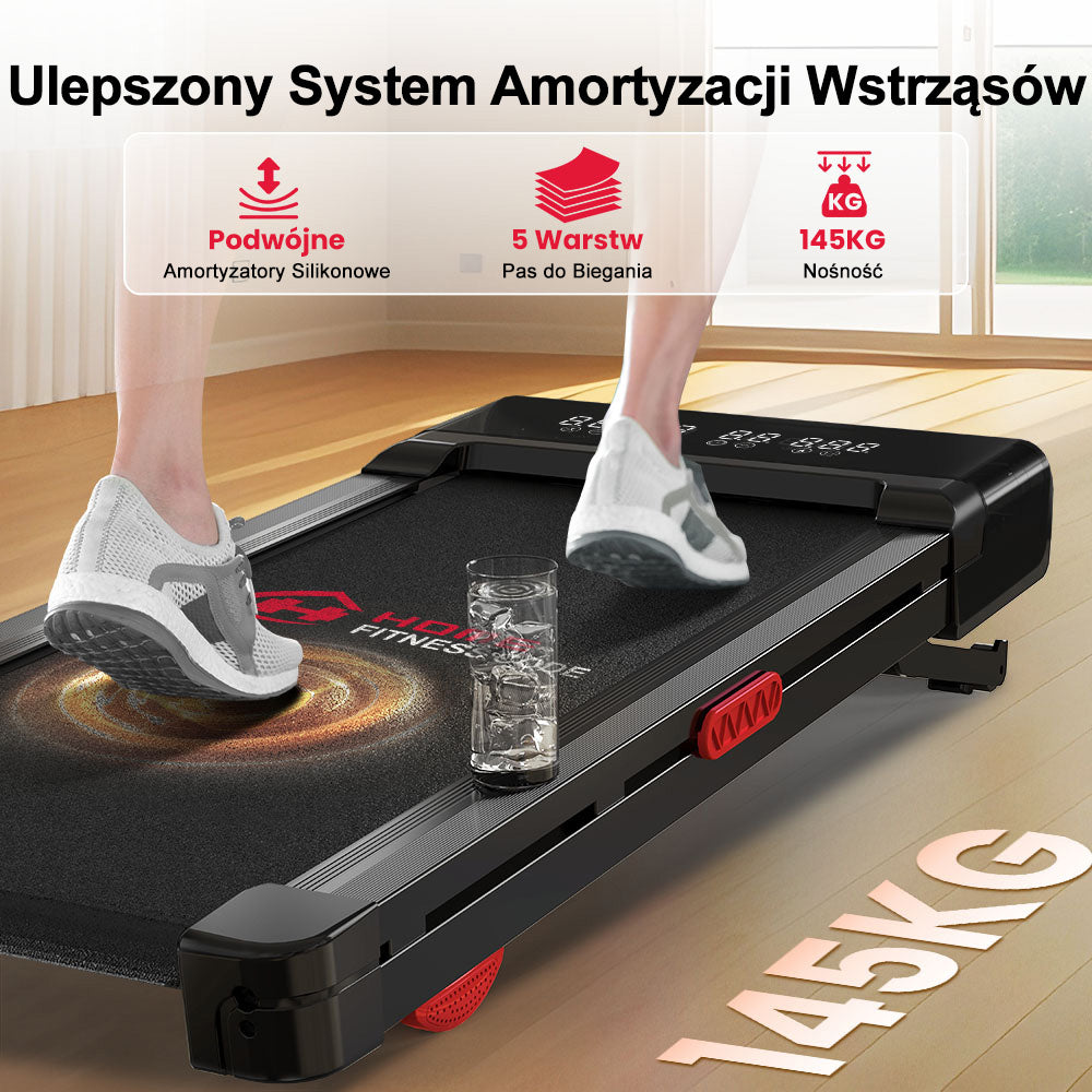 Bieżnia Y1 z Automatycznym Nachyleniem 0-12%, Prędkością 1-10 km/h