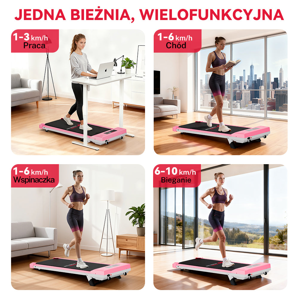 Bieżnia C1, Prędkość 1-10KM/H, 5% Nachylenia Ręcznego