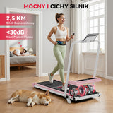 Bieżnia Składana Z3 z Silnikiem Bezszczotkowym, Prędkość 1-6 km/h, 5% Nachylenia Ręcznego