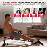 Wioślarz Hydrauliczny, 12 Poziomów Oporu