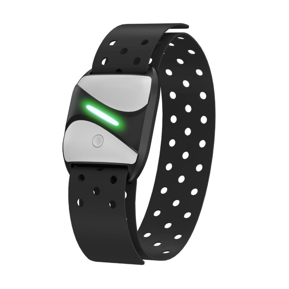 Opaska na Ramię z Pulsometrem, Bluetooth 5.0/ANT+, Wodoodporność IP67