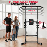 Power Tower Dip Station A1, z Taśmami Oporowymi