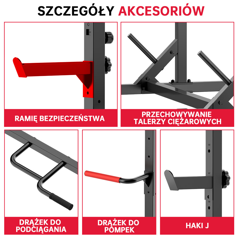 Stojaki pod Sztangę z Drążek do Podciągania