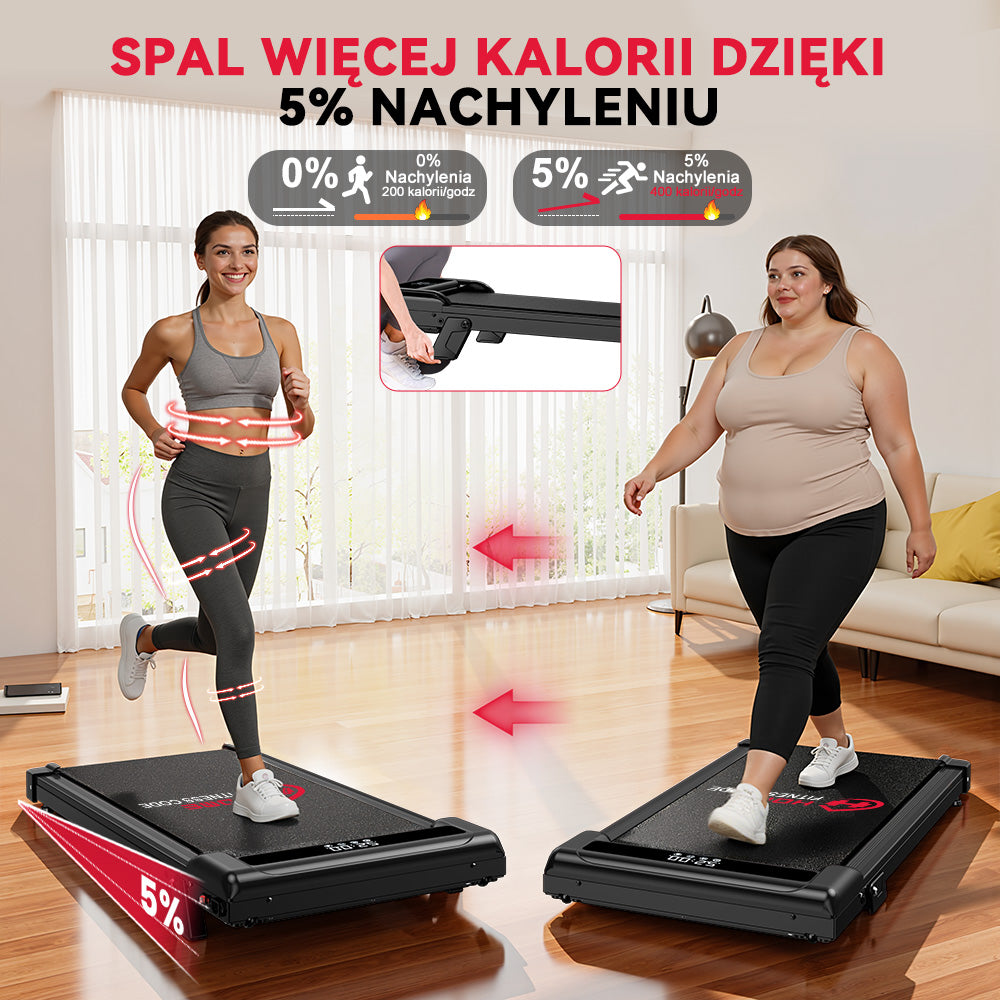 Bieżnia Z3 z Silnikiem Bezszczotkowym, Prędkość 1-6 km/h, 5% Nachylenia Ręcznego