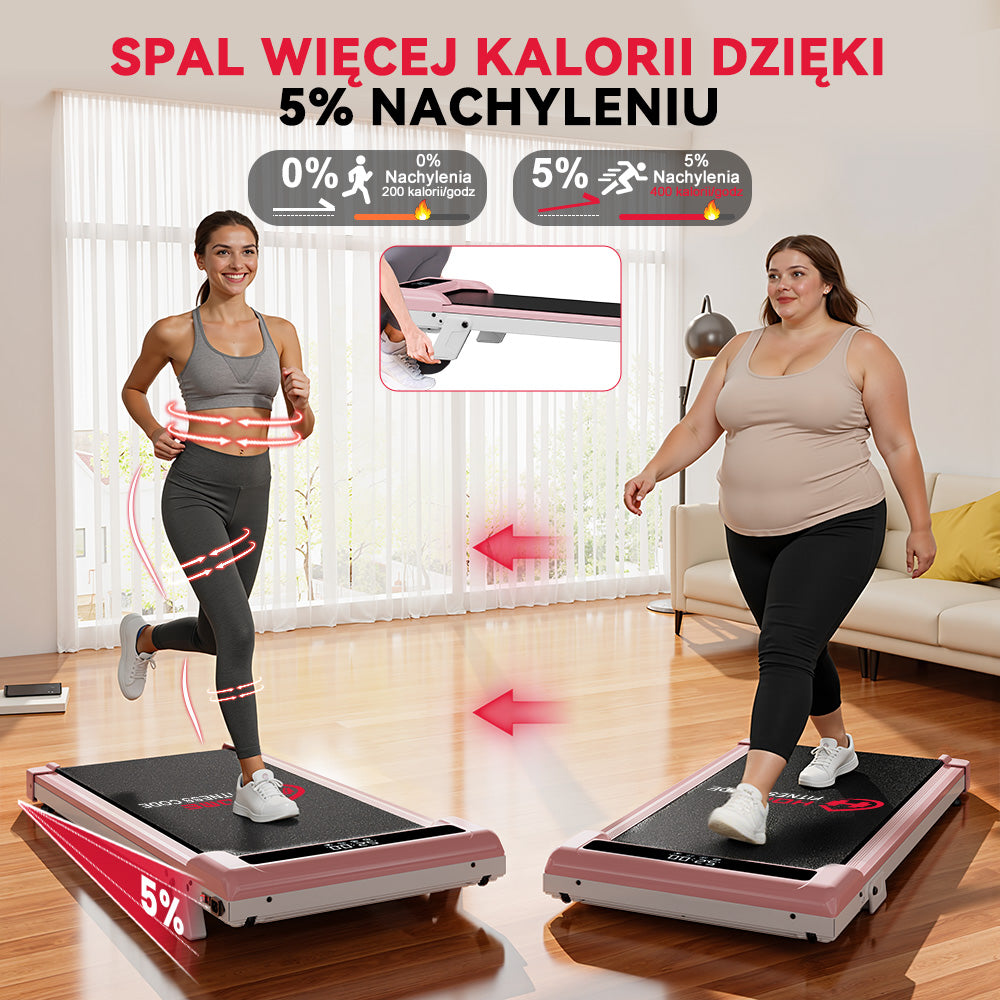 Bieżnia Z3 z Silnikiem Bezszczotkowym, Prędkość 1-6 km/h, 5% Nachylenia Ręcznego