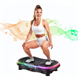 Platforma Wibracyjna Fitness C1, z Oświetleniem LED