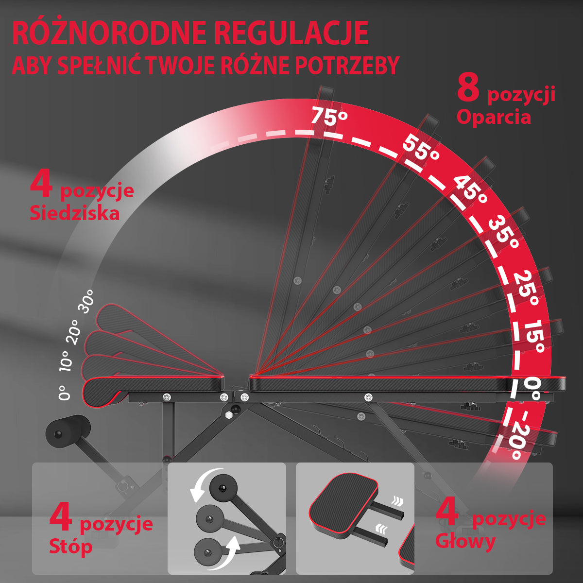 Składana Ławka do Ćwiczeń